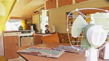 Bist du Herr im eigenen Wohnwagen? Ausblick vom Wohnwagen.