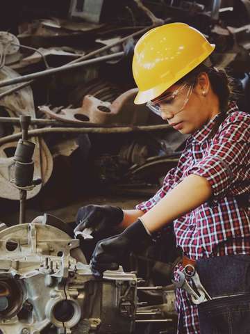 Es gibt viele Ausbildungsmöglichkeiten im Bereich der Technik.