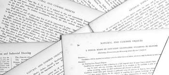 Literaturwissenschaft Ausschnitt von beschrifteten Zetteln.