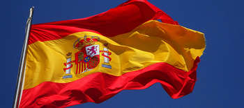 Spanisch Abbildung der spanischen Flagge.