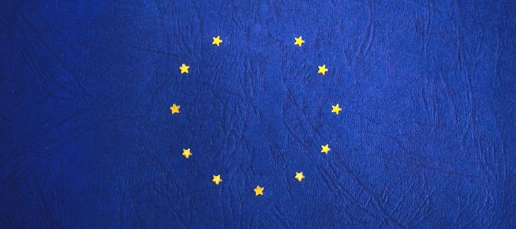 Bachelor European Studies Ausschnitt der Europaflagge mit elf statt zwölf Sternen.